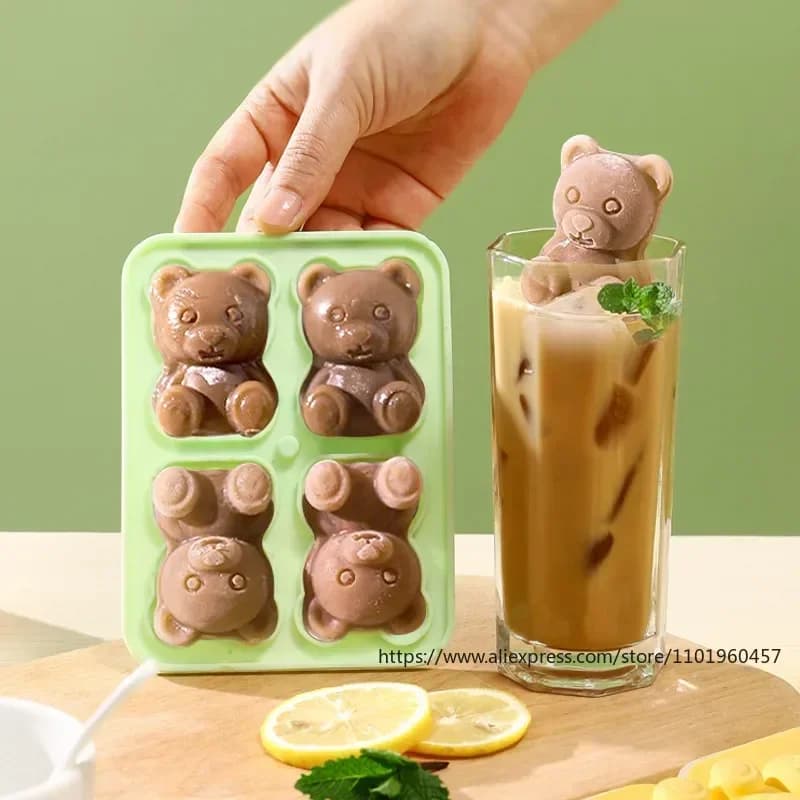 Khuôn đá hình gấu có phễu