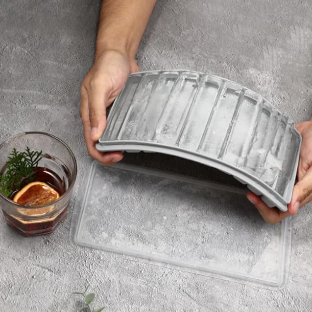 Khay đá que dài có nắp