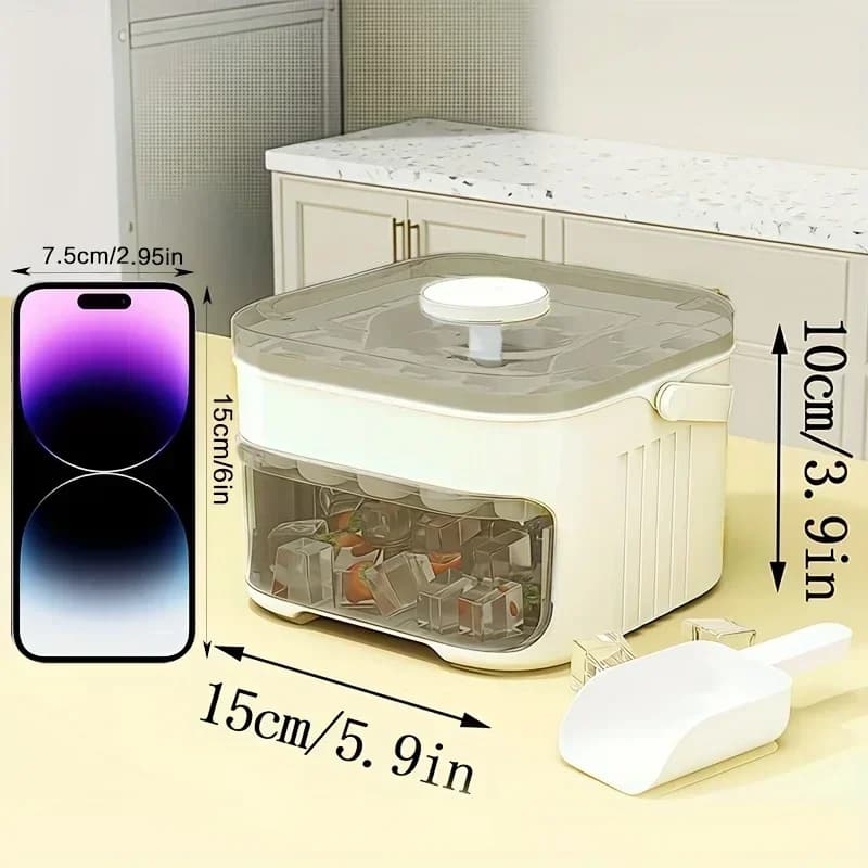 Hộp đựng đá 2 lớp dung tích lớn